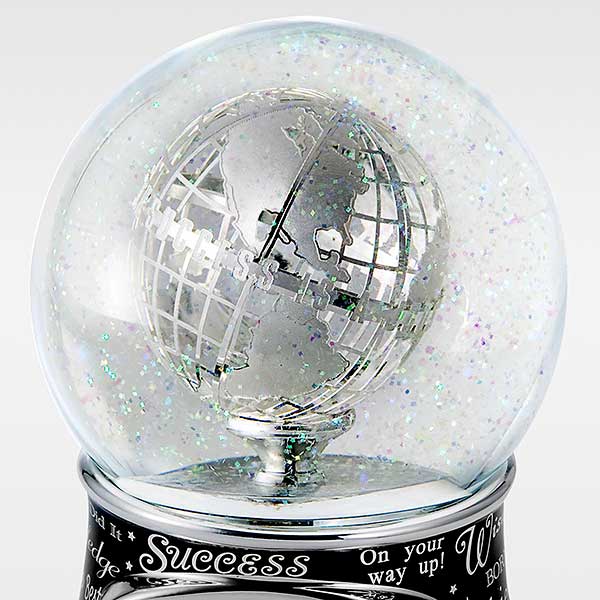Engraved Graduation Success Snow Globe