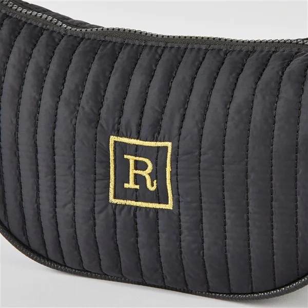 Embroidered Shiraleah Sling Crossbody in Black