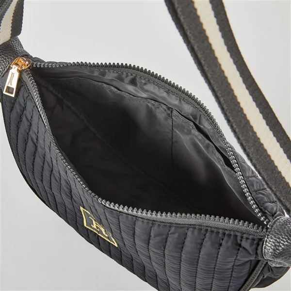 Embroidered Shiraleah Sling Crossbody in Black