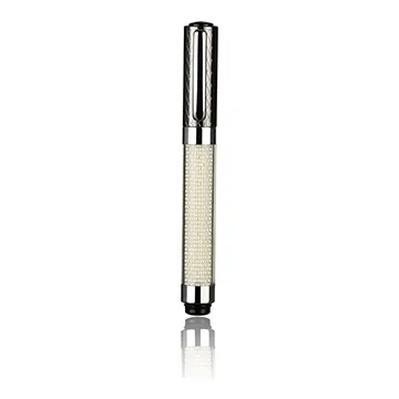 Nickel Chrome Diamond Luxe Roller Pen (501)