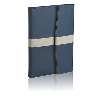 Premium Blue A5 Leatherette Diary with Metal Lock (2010D03)