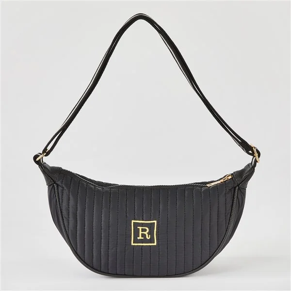 Embroidered Shiraleah Sling Crossbody in Black