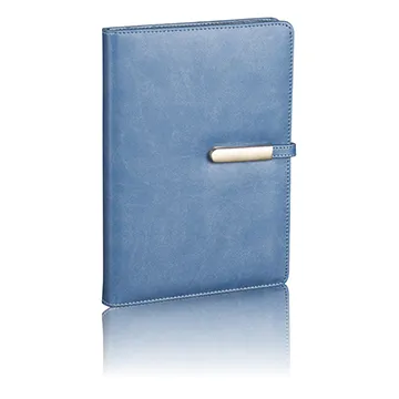 Classic Blue A5 Leatherette PU Diary with Lock (GBC10X24)