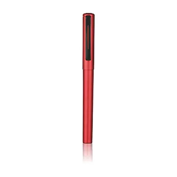 Metallic Red Color Aluminum Silver Body Pen (301)